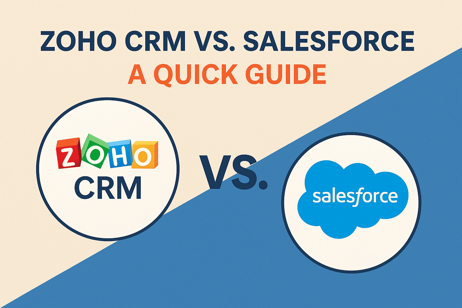 Zoho CRM vs. Salesforce: A Quick Guide